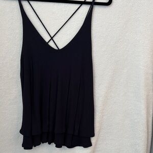 Elegant Black Sleeveless Top